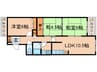 ヴェルデ三番館 3LDKの間取り