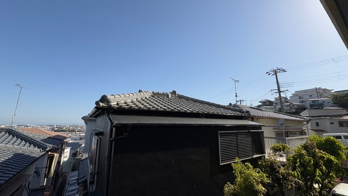 室内からの展望 ローズガーデン