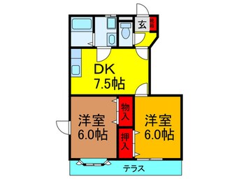 間取図 ハイツシャルマン