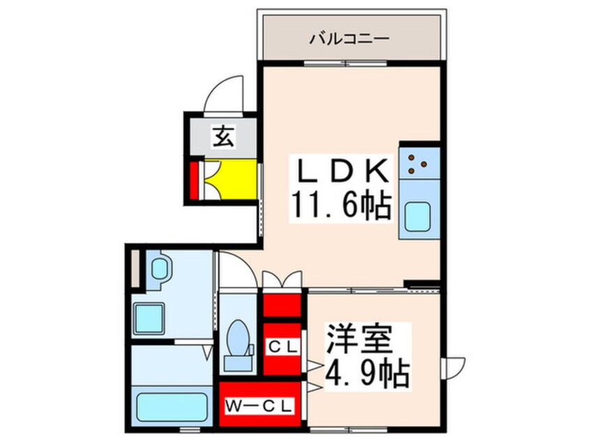 間取図 雅　B棟