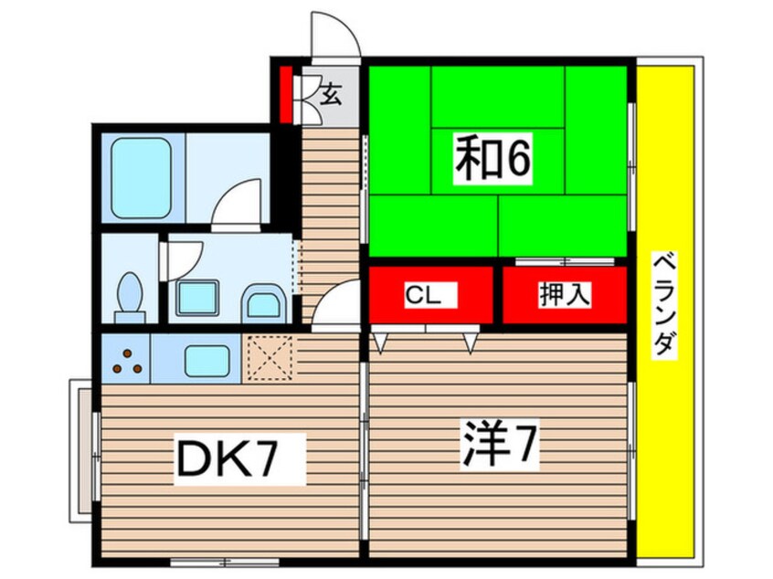 間取図 青葉ハイツ