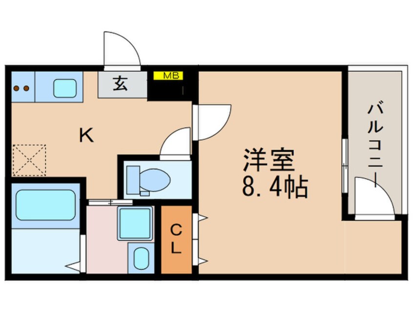 間取図 フジパレス塚本駅西Ⅰ番館