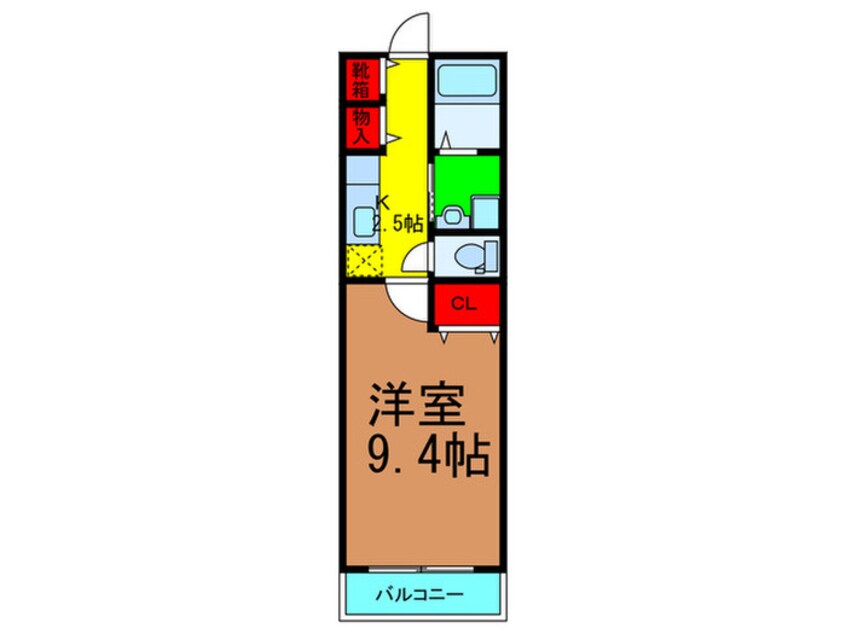 間取図 フェアリーカーサⅡ