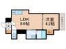 アトムハウスⅠ号館 1LDKの間取り