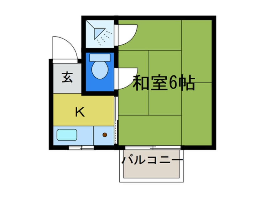 間取図 ハイツ峰