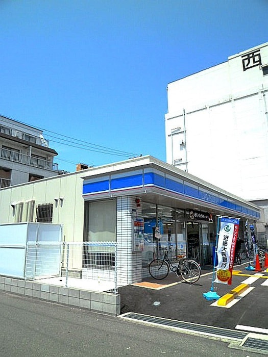 ローソン(コンビニ)まで415m ﾌｼﾞﾊﾟﾚｽ塚本駅西Ⅱ番館