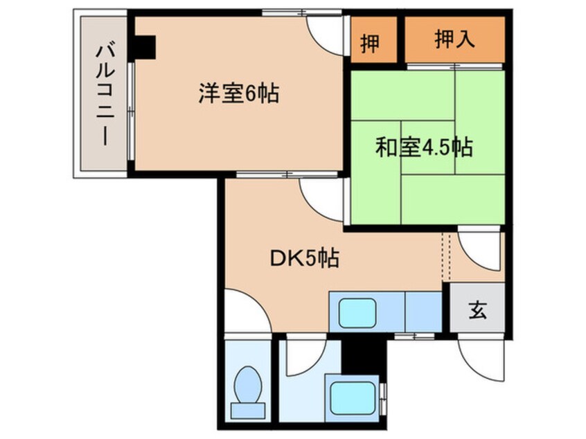 間取図 明徳ビル