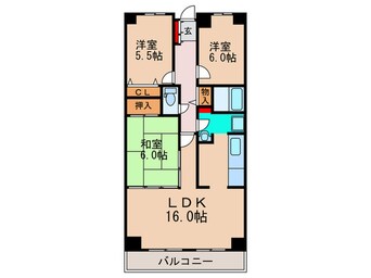 間取図 PHOENIX COURT交野Ⅰ北棟