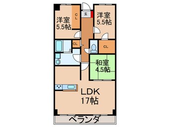 間取図 PHOENIX COURT交野Ⅰ北棟