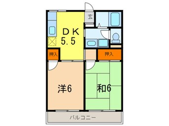 間取図 ディアコ－ト２１
