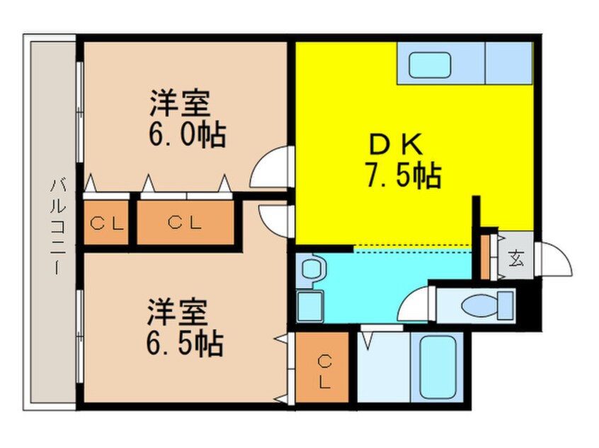 間取図 ファミール宝塚