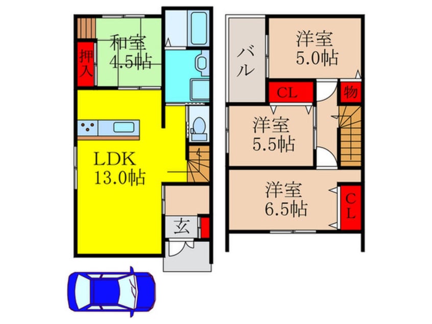 間取図 池田市木部町戸建
