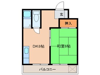 間取図 東花園コーポ