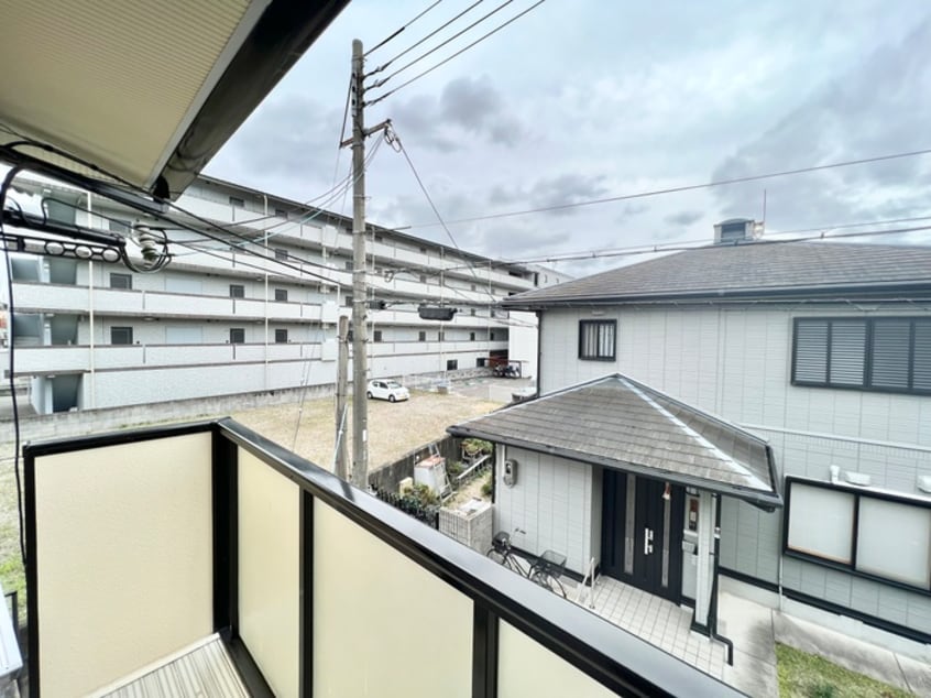 室内からの展望 ファミール山吹