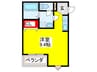 F+style　大蓮北3号館 1Rの間取り