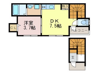 間取図 Ｐ‐ＣＵＢＥ