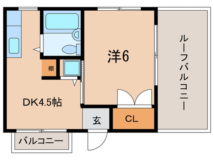 間取り図 パラツィーナ甲子園口Ⅱ（402）