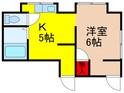 小曽根荘アパートの間取図