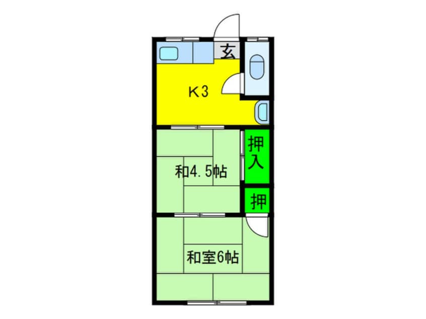 間取図 平野マンション