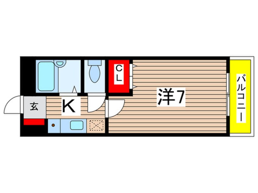 間取図 サンピア宇多野