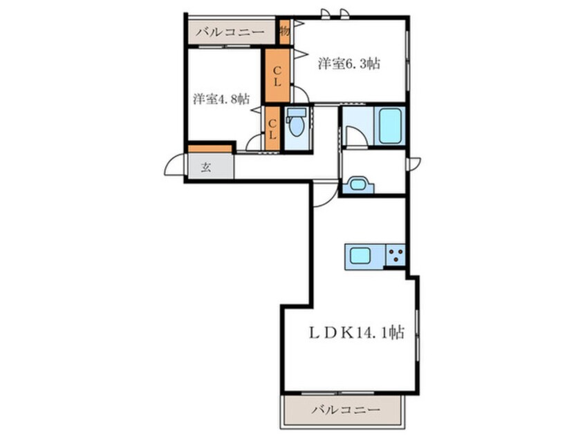 間取図 ヴィラ　みかげ