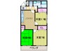 ニシシンヴィレッヂＡ 3LDKの間取り