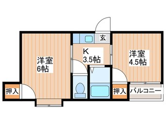 間取図 カールハイツ寝屋川Ⅱ