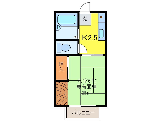 間取り図 ア－バンハイツ白島Ｃ棟