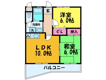 間取図 アベニュ－鶴見