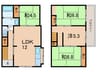 高丸8丁目戸建 4LDKの間取り