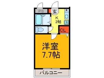 間取図 ニシシンヴィレッヂＣ