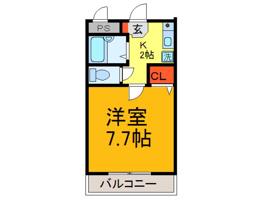 間取図 ニシシンヴィレッヂＣ