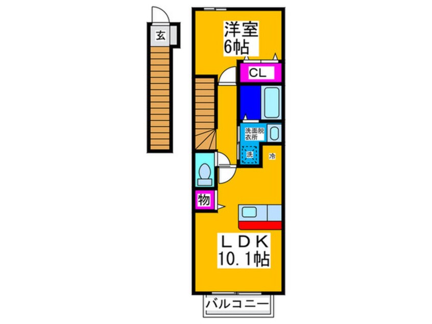 間取図 クラ－ルコ－ト