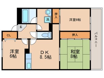 間取図 西谷第５ハイツ