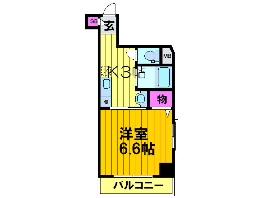 間取図 リバ－ライズ高井田