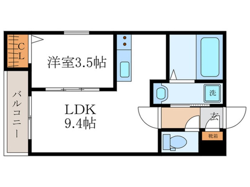 間取図 仮）京都市山科区大塚元屋敷町44