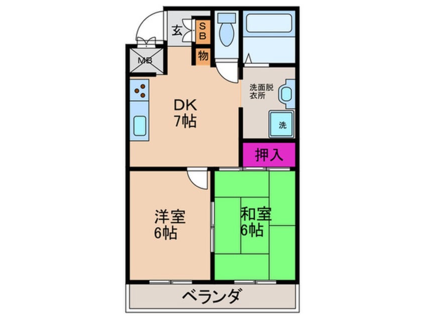 間取図 ラフィネシエル