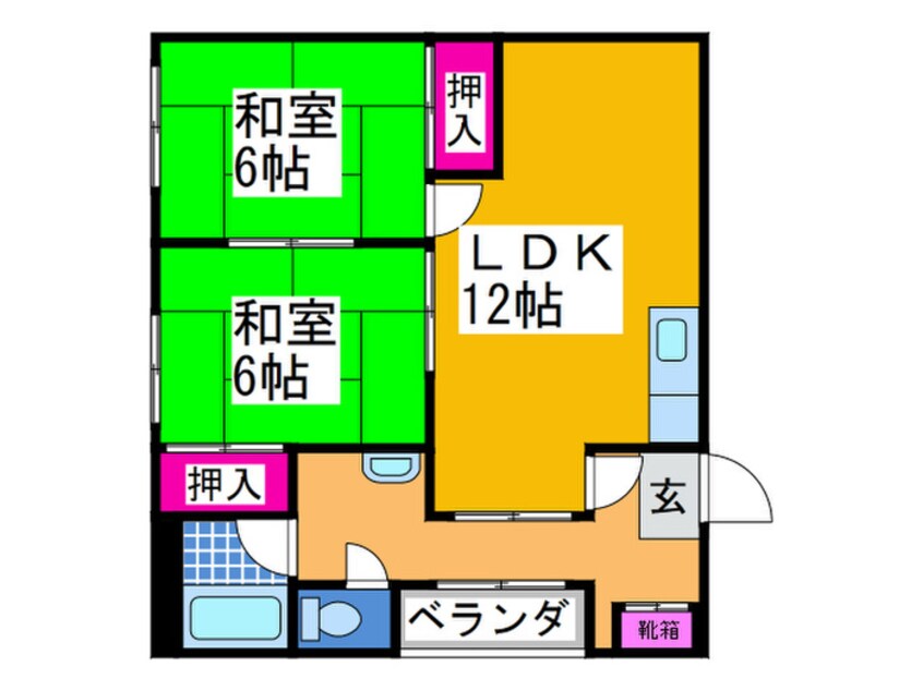 間取図 メゾンメルシ－