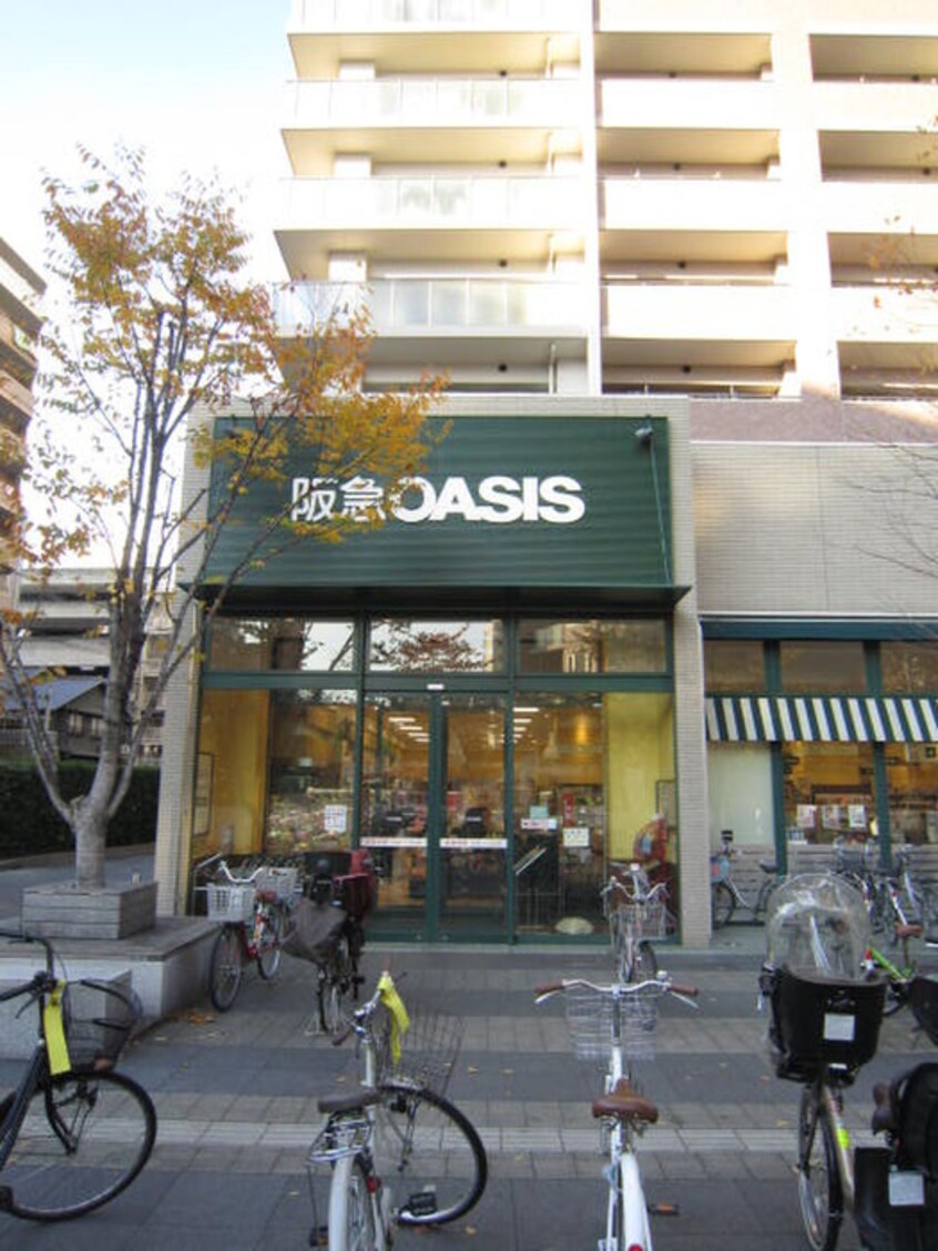 阪急オアシス桃坂店(スーパー)まで541m ｴｽﾘｰﾄﾞ大阪上本町ｸﾞﾘｰｽﾞ(1504)
