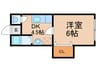 美久仁マンション 1DKの間取り