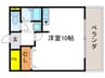 ＤＡＩＳＩＮビル 1Rの間取り