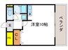 ＤＡＩＳＩＮビル 1Rの間取り