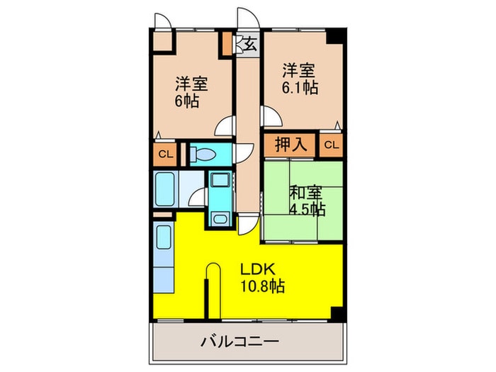 間取り図 フレア・ブローリー
