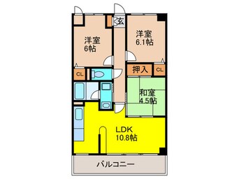 間取図 フレア・ブローリー