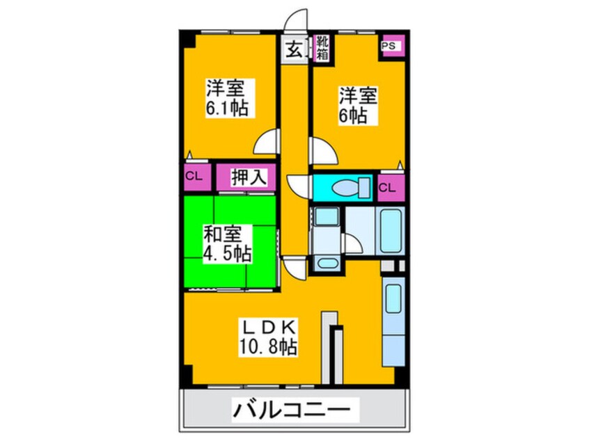 間取図 フレア・ブローリー