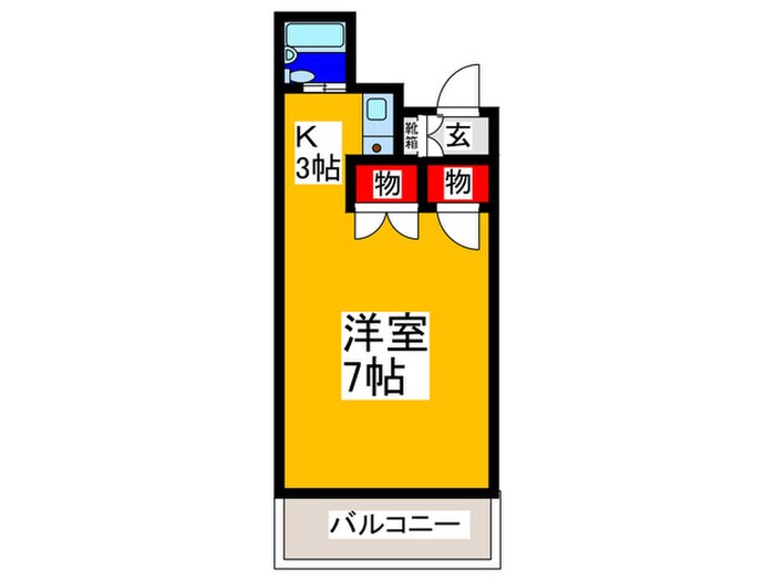 間取り図 新栄プロパティー北野田Ⅰ