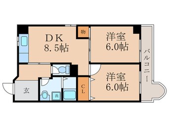 間取図 シャンドール東野