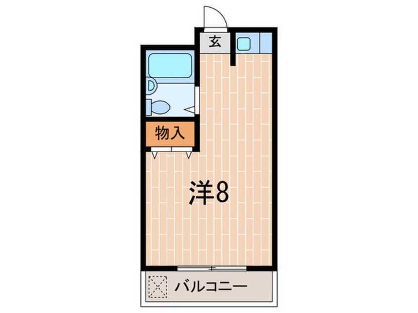 間取図 パイント－リ南郷