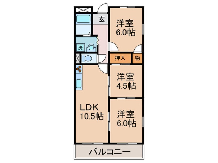 間取図 ベル★サンセベリア