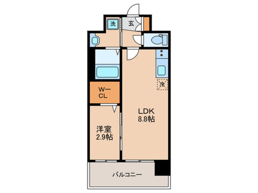 間取図 ソルテラス京都JUJO華(506)